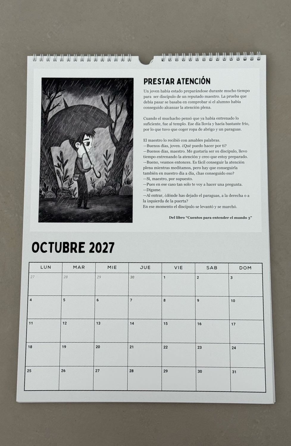 Calendario 2027 Cuentos (Reserva pre-venta)