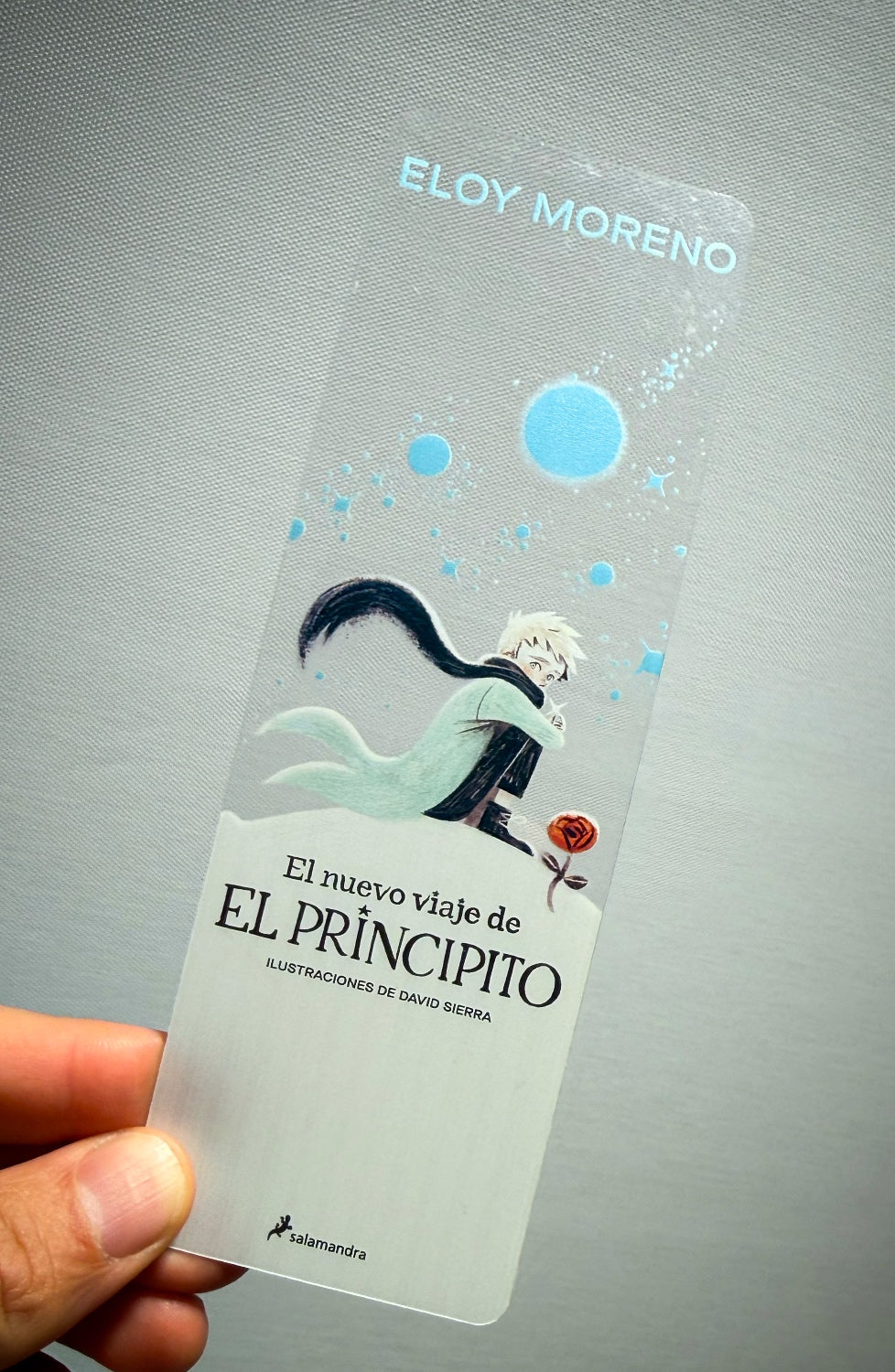 Marcapáginas transparente El Principito